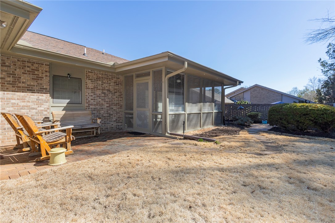 52 Hickory Way Clemson, SC 29631 - Photo 35 of 49 This property features an inviting screened-in porch perfect for outdoor enjoyment.