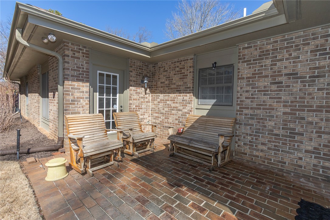 52 Hickory Way Clemson, SC 29631 - Photo 36 of 49 This cozy outdoor patio offers a perfect spot for relaxation and quiet enjoyment.