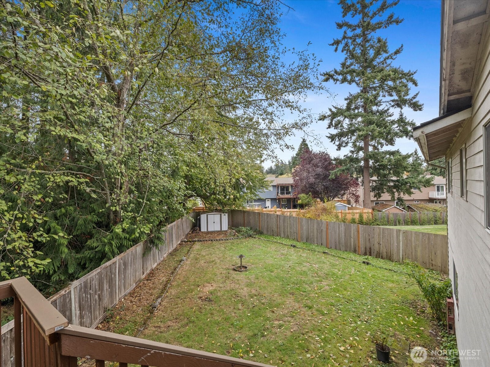 5411 158th Place Southwest Edmonds, WA 98026 - Photo 14 of 38 a view of a backyard