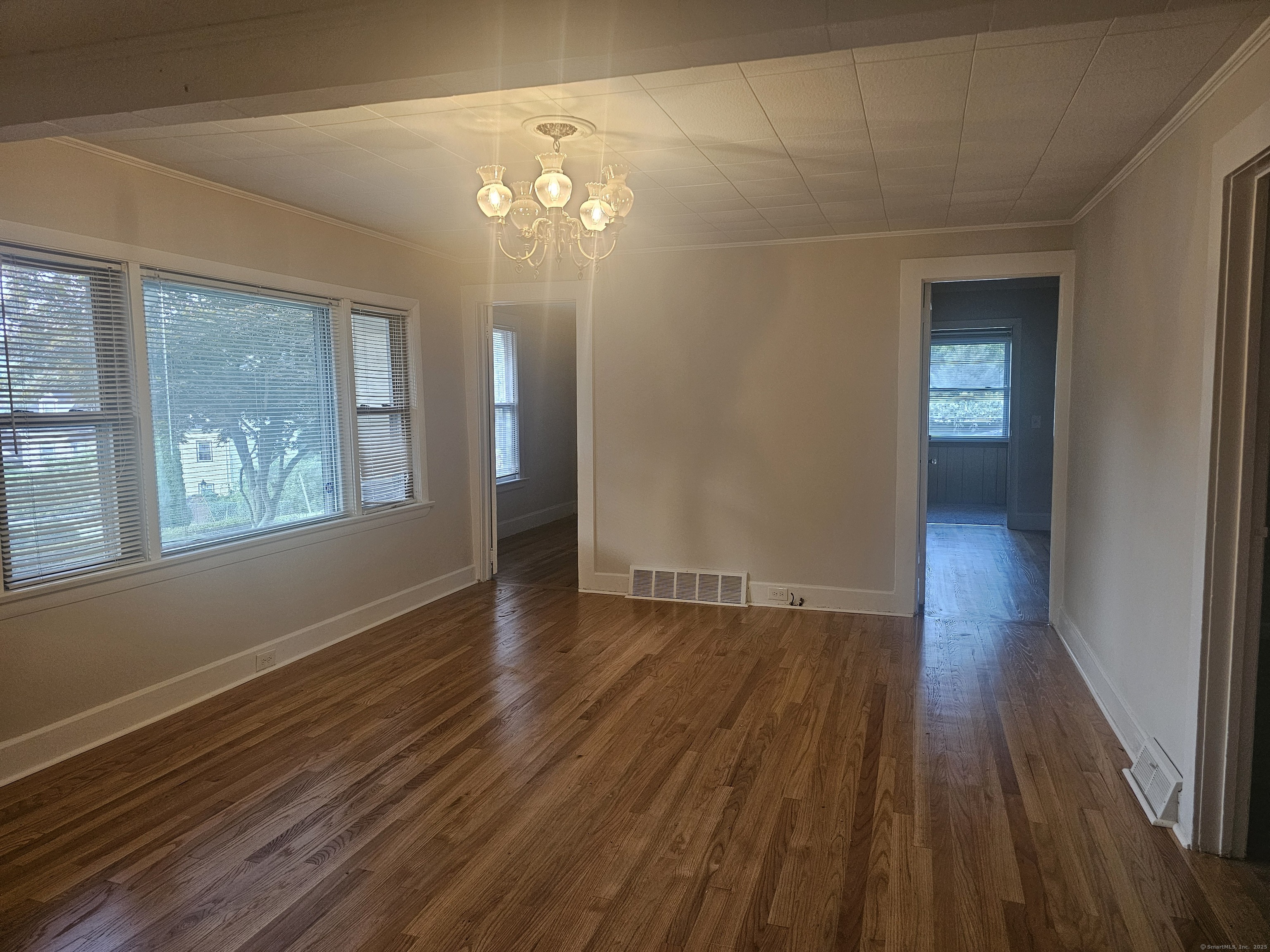 8 Cliff Street Naugatuck, CT 06770 - Photo 5 of 16 a view of livingroom with hardwood floor and hallway