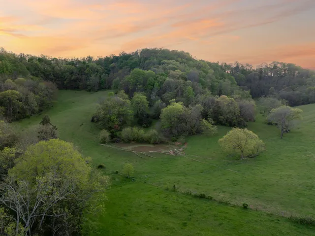 a view of an ocean yard and mountain
