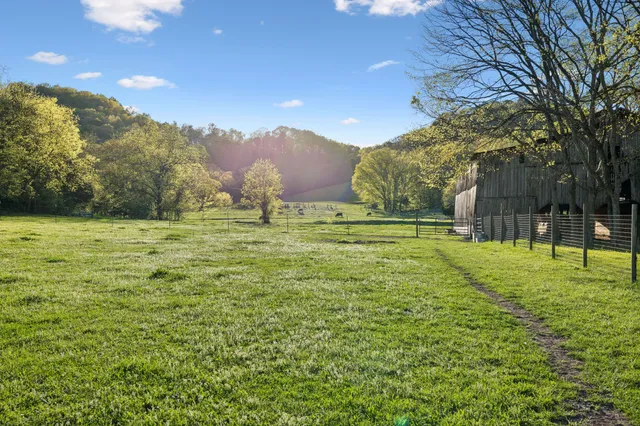 a large ground with green field