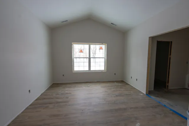 a view of a room with a sink