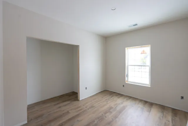 view of a black and white photo