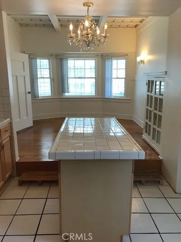 a view of kitchen and window