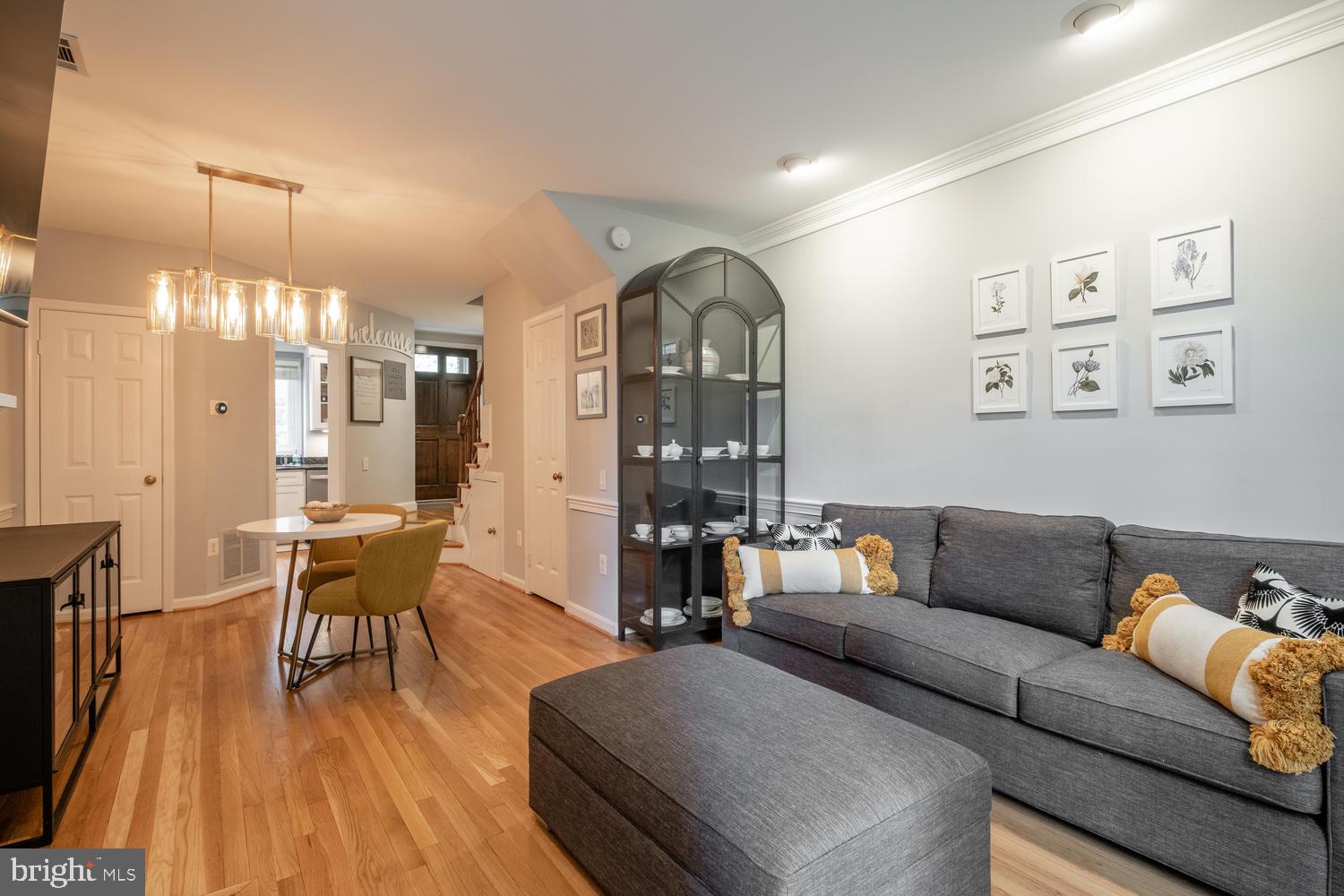 1221 Portner Road Alexandria, VA 22314 - Photo 6 of 34 a living room with furniture and wooden floor