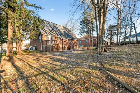 a view of road with trees