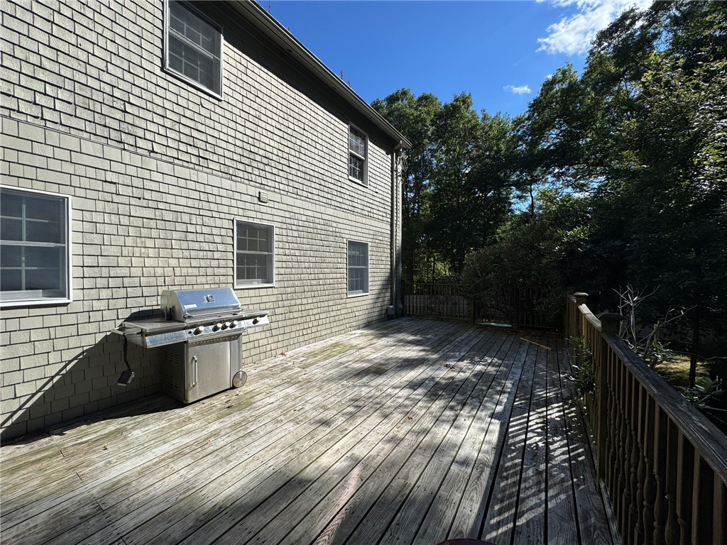 449 Widow Sweets Road Exeter, RI 02822 - Photo 42 of 50 Giant entertainers deck to enjoy your private retreat