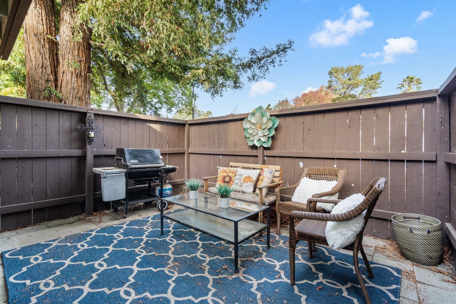 6235 Riverside Boulevard, Unit 2 Sacramento, CA 95831 - Photo 7 of 17 a outdoor space with a couch