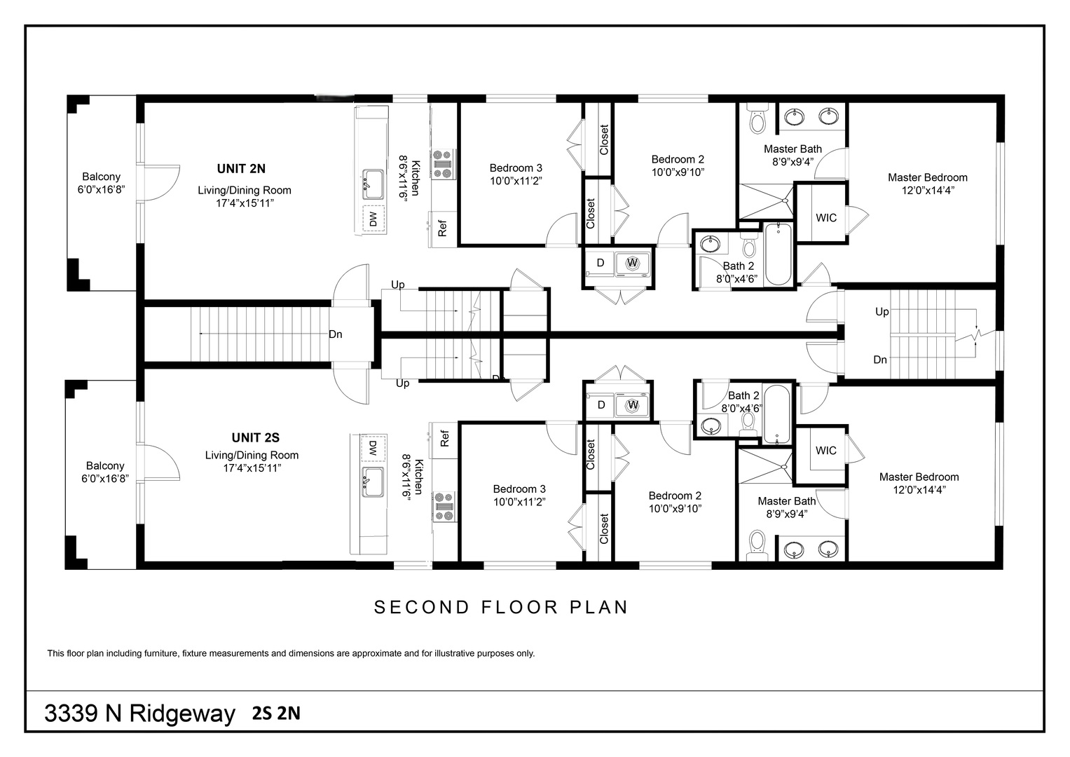 3339 North Ridgeway Avenue, Unit 2N Chicago, IL 60618 - Photo 28 of 29 a picture of a black and white photo