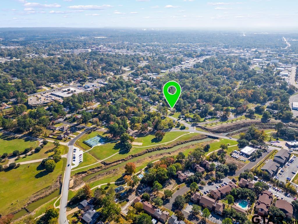 228 Cambridge Lane Longview, TX 75601 - Photo 26 of 26 an aerial view of a residential houses with street and trees