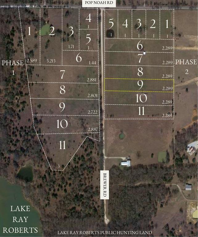 432 William Brewer Road Collinsville, TX 76233 - Photo 4 of 10 Phase 2 Lot 9, other lots available.