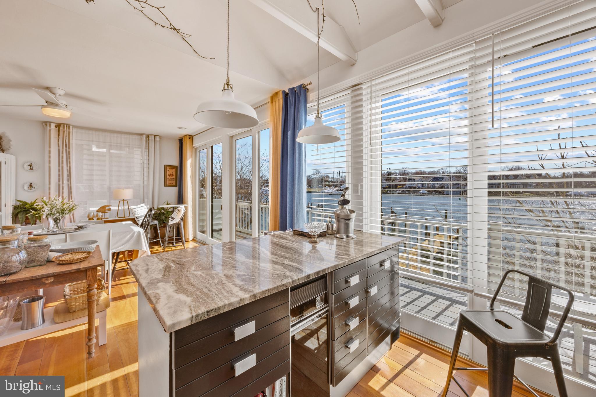9 Shipwright Street Annapolis, MD 21401 - Photo 19 of 46 Water view from kitchen