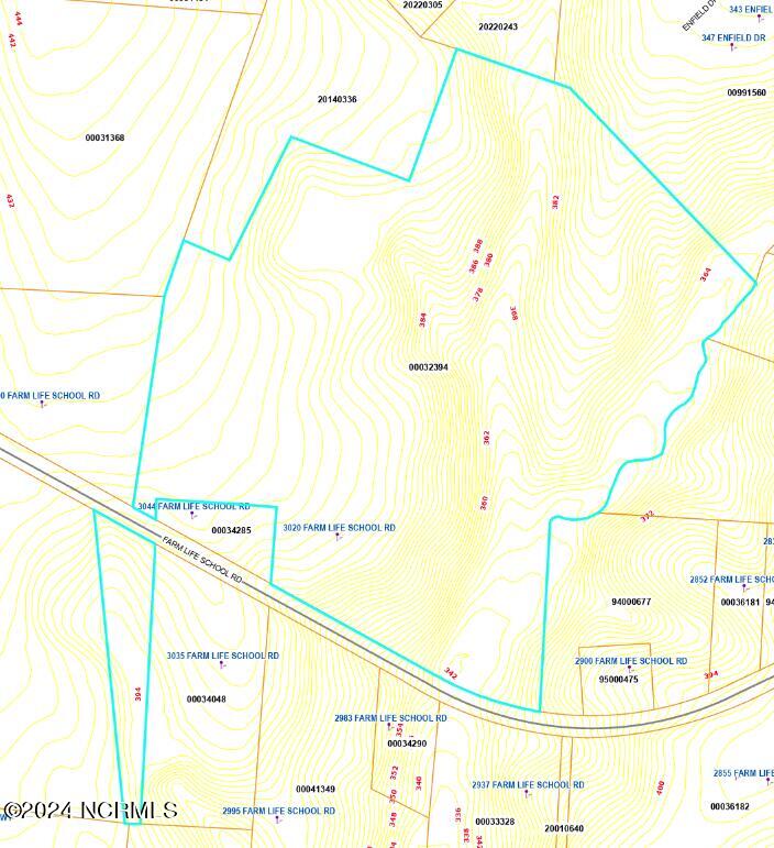 3020 Farm Life School Road Carthage, NC 28327 - Photo 3 of 3 Contours 2 Feet