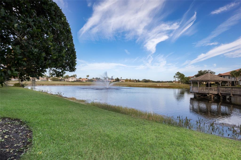 8336 Miramar Way Lakewood Ranch, FL 34202 - Photo 36 of 63 a view of a lake with houses in the back