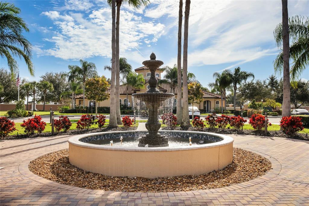 8336 Miramar Way Lakewood Ranch, FL 34202 - Photo 58 of 63 a view of fountain in the backyard of a house
