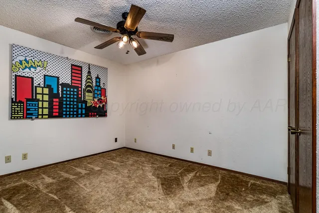 a view of an empty room