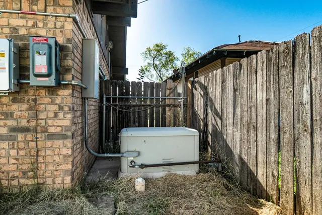 a view of front door and small space