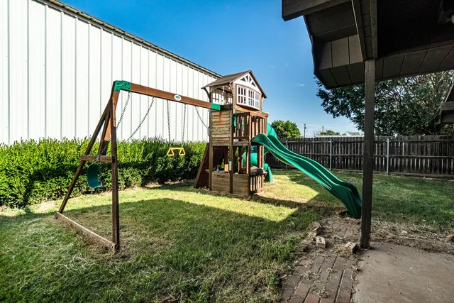 a view of small yard