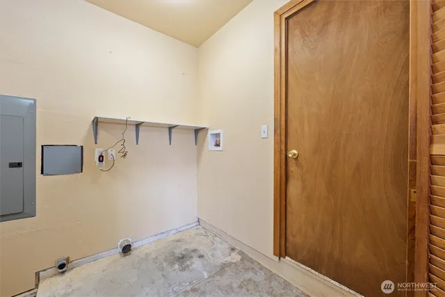 a room with furniture and a window