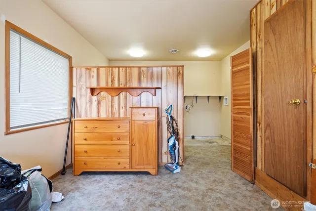 a view of a park with a slide