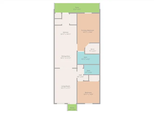 a picture of a room with a floor plan