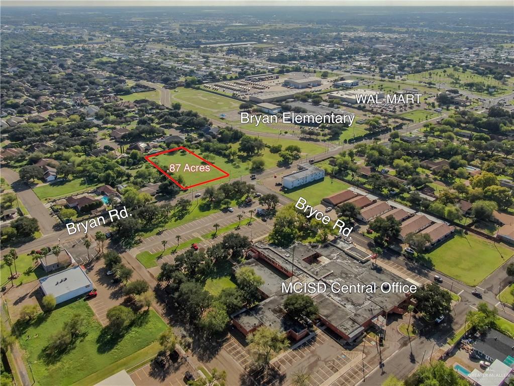 0 North Bryan Rd Mission Mission, TX 78572 - Photo 7 of 8 an aerial view of residential house with parking and trees