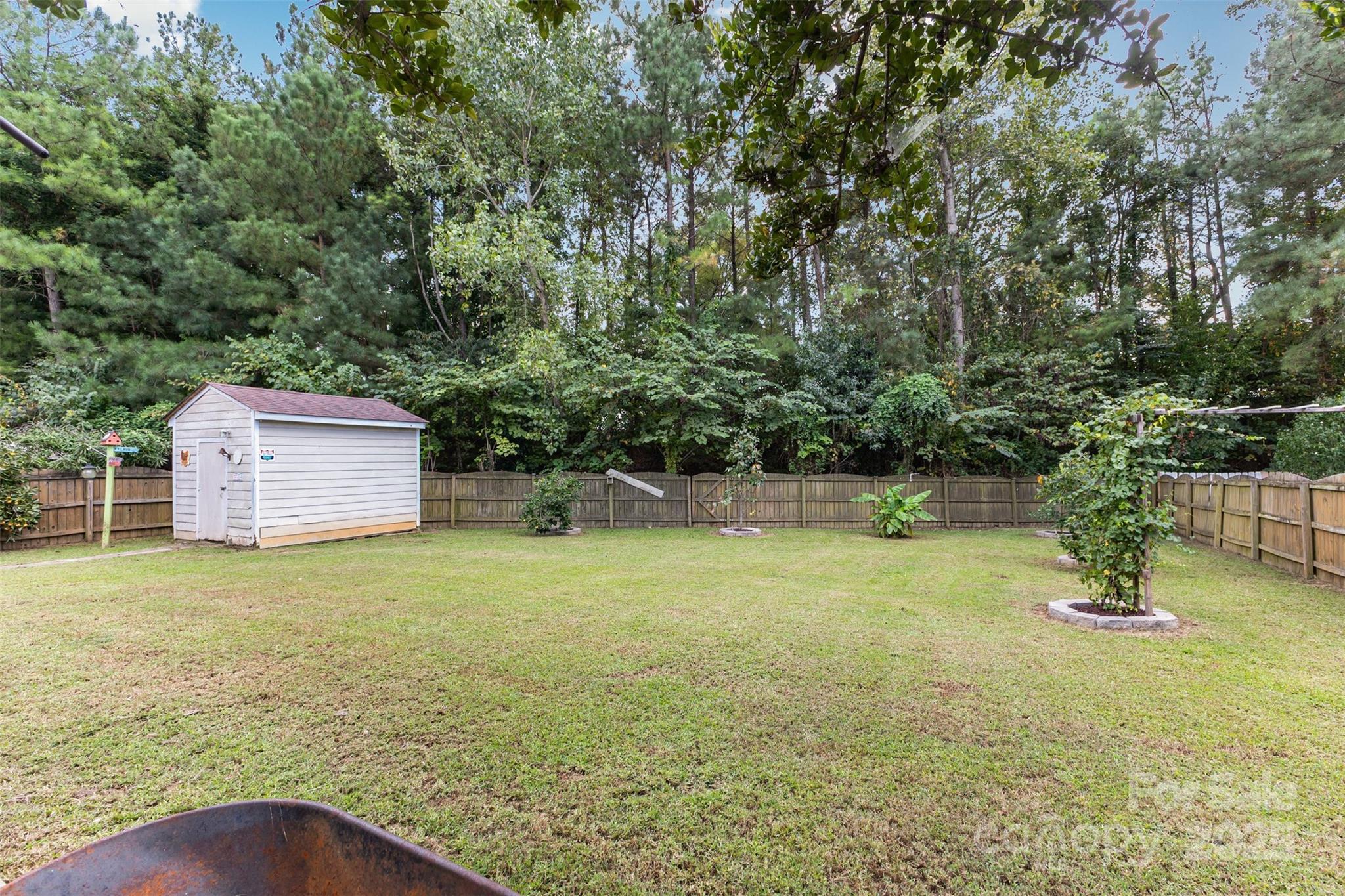 13521 Michael Lynn Road Charlotte, NC 28278 - Photo 31 of 34 a backyard of a house with a yard and tree