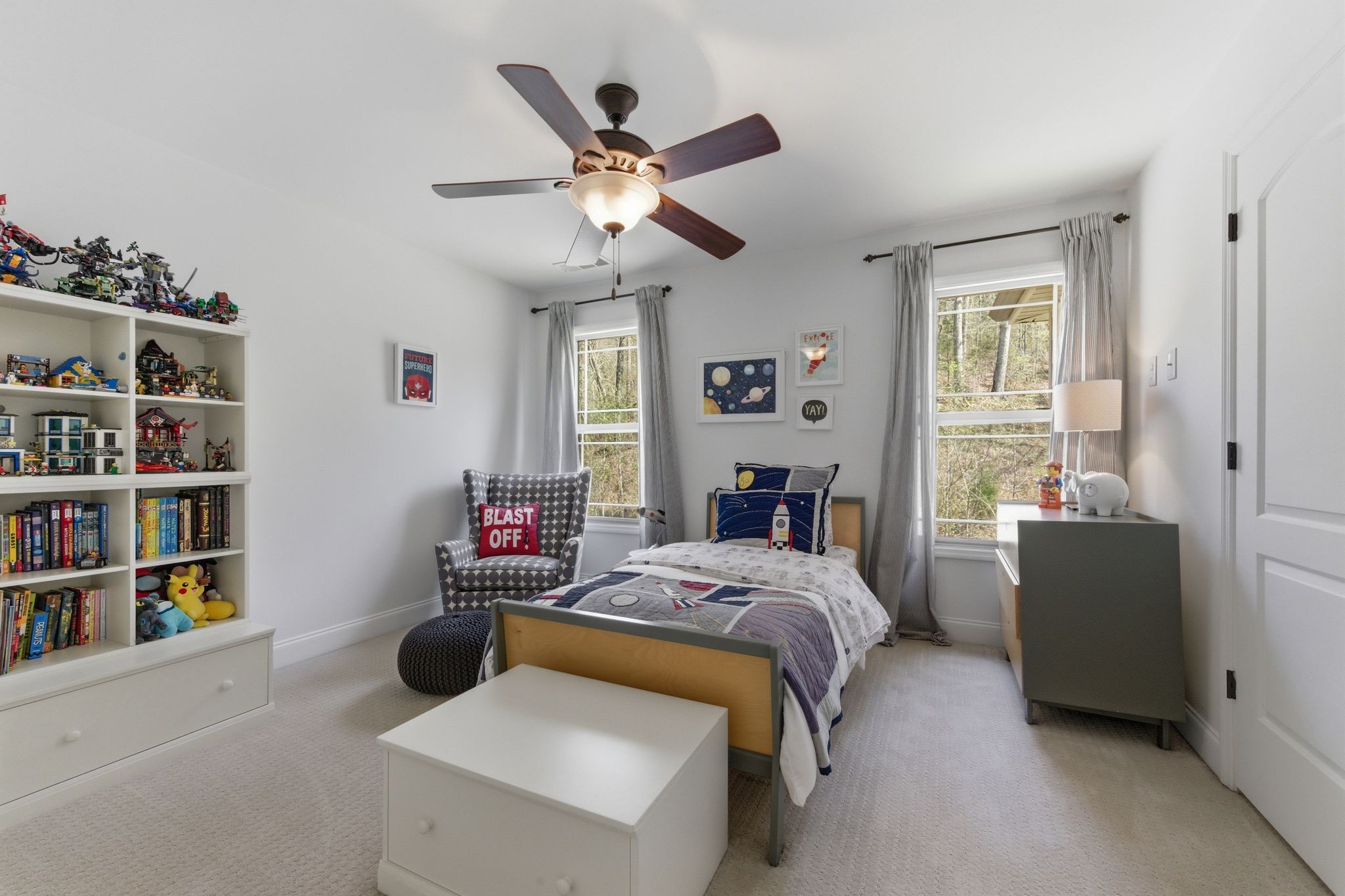 1075 Garland Hollow Road Pegram, TN 37143 - Photo 34 of 57 a bedroom with a bed dresser and a window