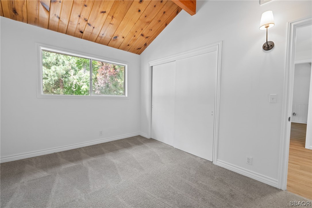 39596 Forest Road Big Bear Lake, CA 92315 - Photo 39 of 50 a view of an empty room with a window