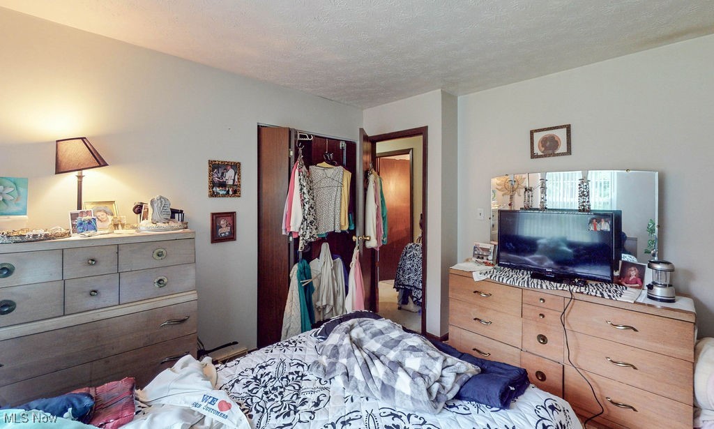 3339 Samuel Road Akron, OH 44312 - Photo 13 of 19 Bedroom featuring a textured ceiling and a closet