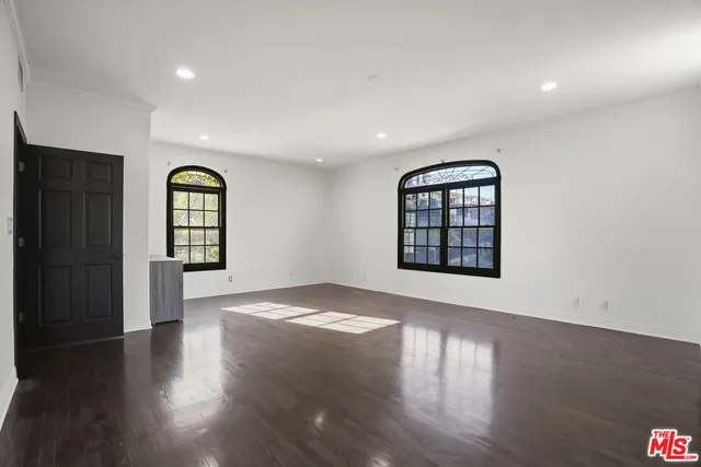 a view of backyard of house