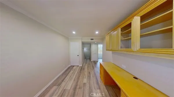 a view of a bathroom with a tub