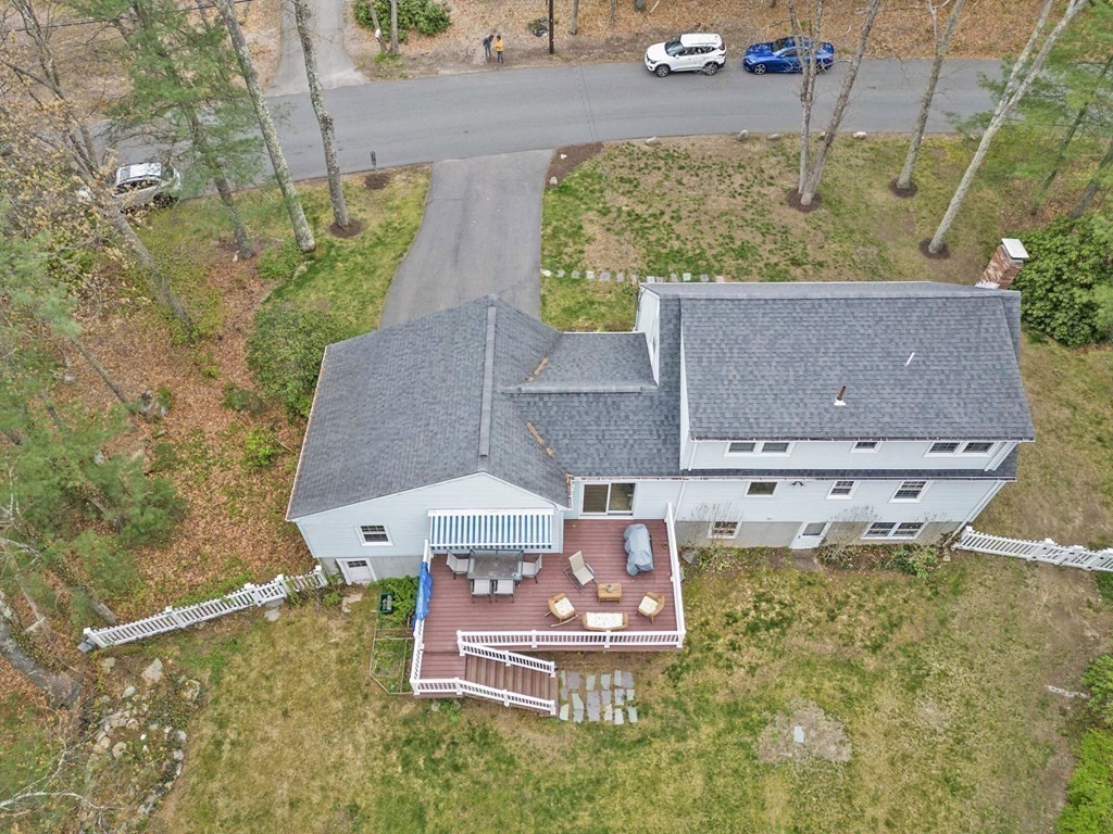 4 Gilmore Road Easton, MA 02356 - Photo 29 of 37 an aerial view of a house with a yard