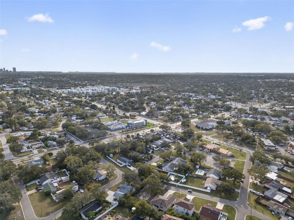 6311 Hobson Street Northeast St. Petersburg, FL 33702 - Photo 37 of 41 an aerial view of residential houses with city view