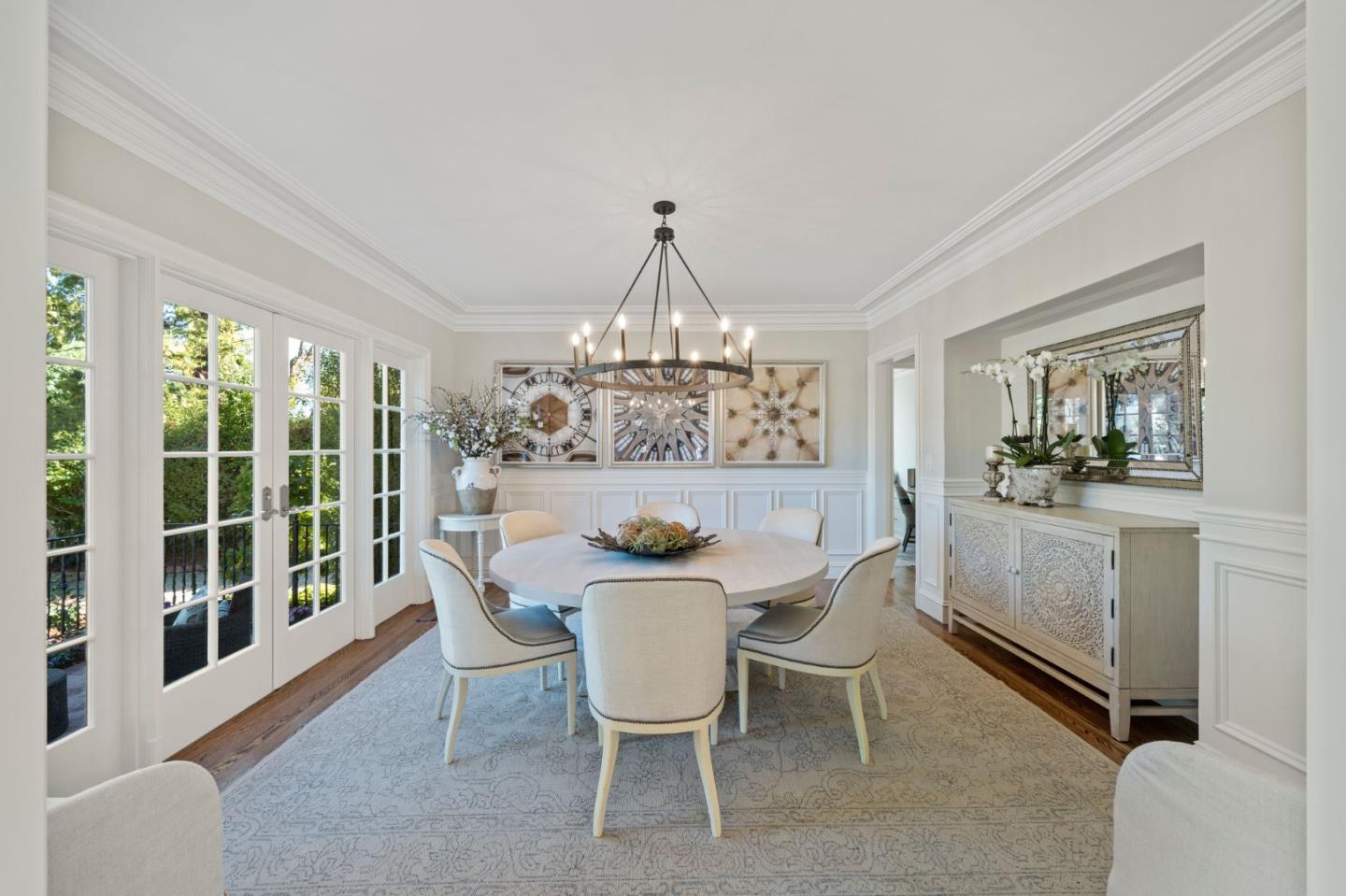 445 Hillcrest Road San Mateo, CA 94402 - Photo 7 of 41 a view of a dining room with furniture window and outside view
