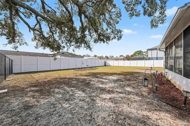 a view of an outdoor space and a yard