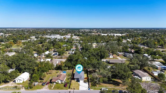 an aerial view of a city with lots of residential buildings