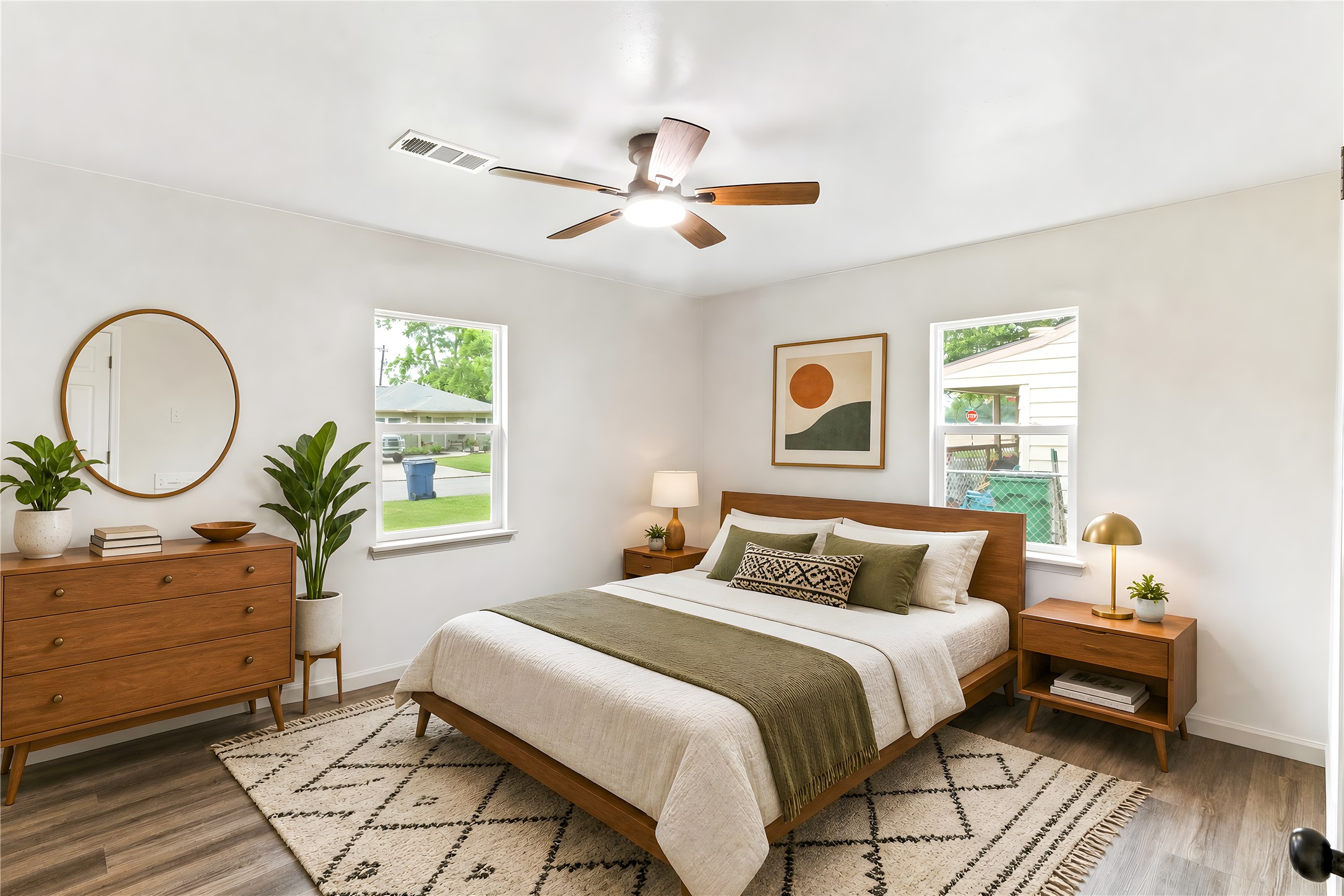 1108 Nottingham Drive Angleton, TX 77515 - Photo 9 of 23 a bedroom with a bed dresser and a window