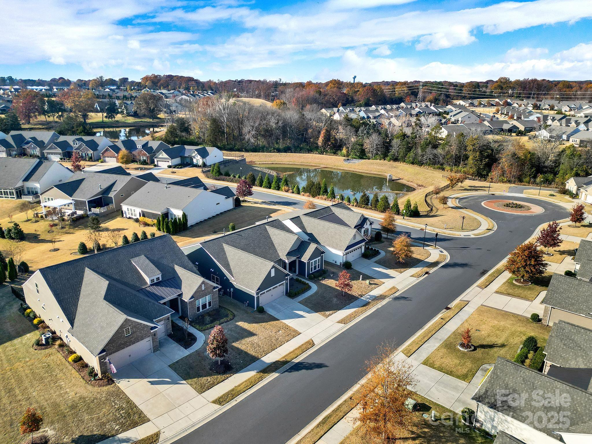 3135 Bartlett Street Fort Mill, SC 29715 - Photo 34 of 43 an aerial view of a house with garden space and ocean view