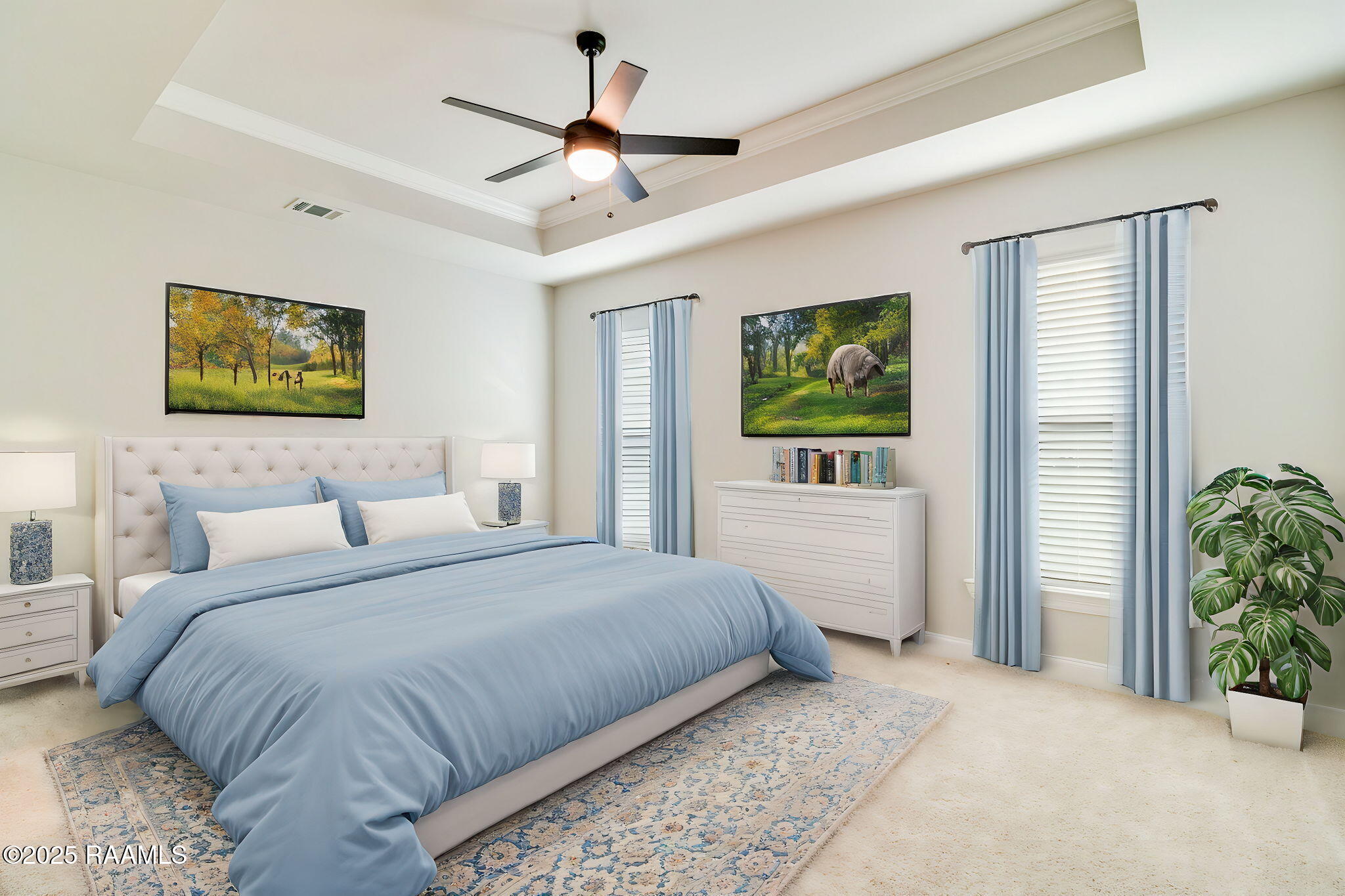 104 Ridley Lane Youngsville, LA 70592 - Photo 8 of 18 Staged - Primary Bedroom