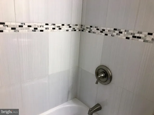 a bathroom with shower