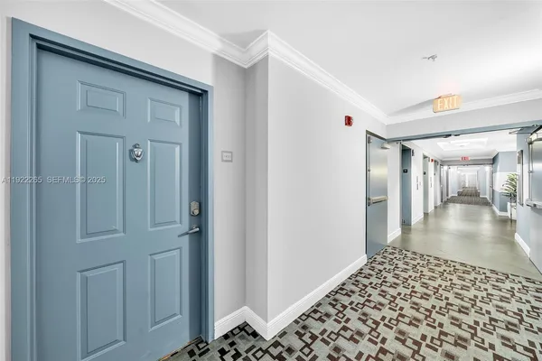 a view of a hallway