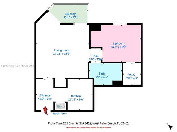 $499,990 | 255 Evernia Street, Unit 1421, West Palm Beach, FL 33401