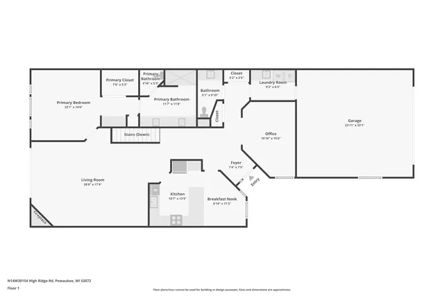 $615,000 | N14-w30154 High Ridge Road, Delafield, WI 53072