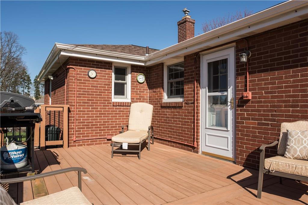 842 Rosalind Road Pittsburgh, PA 15237 - Photo 18 of 21 THIS DECK WAS A FABULOUS ADDITION IN 2015. NOTE THE NEW EXTERIOR DOORS.