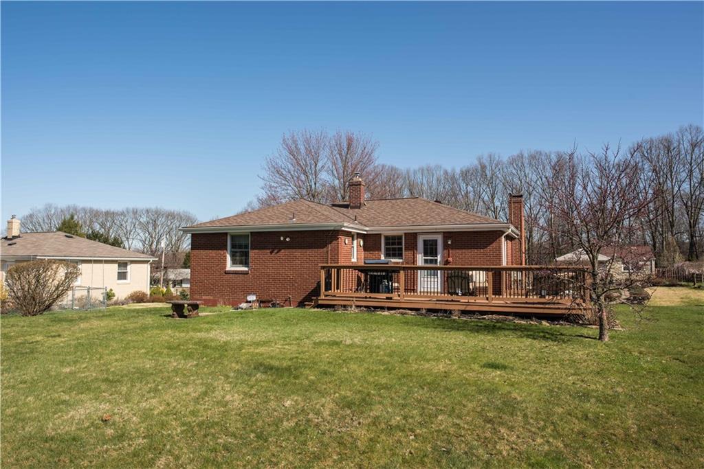 842 Rosalind Road Pittsburgh, PA 15237 - Photo 20 of 21 IT'S HARD TO FIND A LEVEL YARD IN PITTSBURGH AND THIS ONE IS ALMOST PERFECTLY FLAT. A FRENCH DRAIN WAS INSTALLED BEFORE THE CURRENT SELLERS OWNED THE PROPERTY.