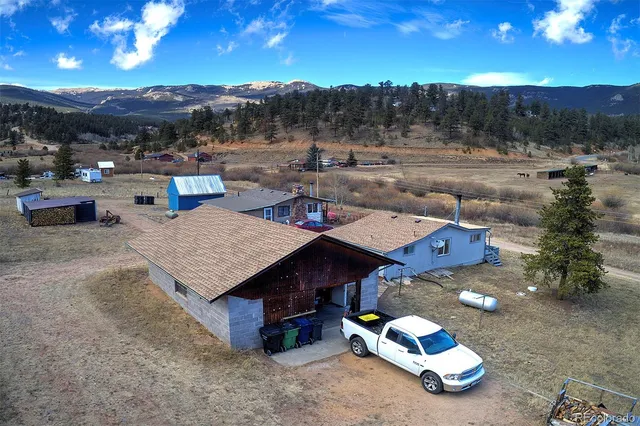 a view of a terrace with a yard