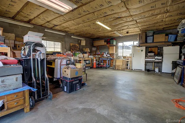 a view of storage and utility room