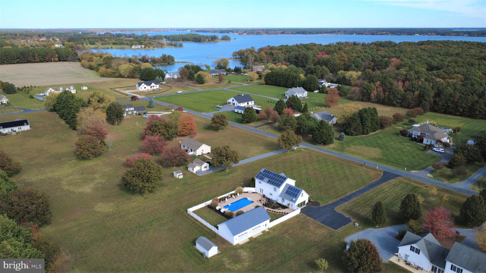 6660 Reeses Pride Road Sherwood, MD 21665 - Photo 5 of 72 an aerial view of a house with a garden